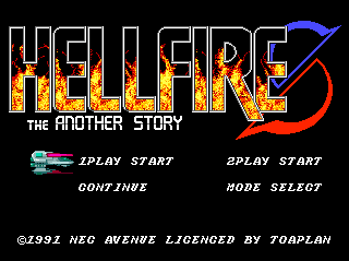 Hellfire S: The Another Story (TurboGrafx-16) (gamerip
